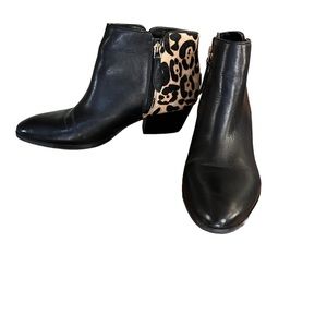 Franco Sarto Leopard Booties